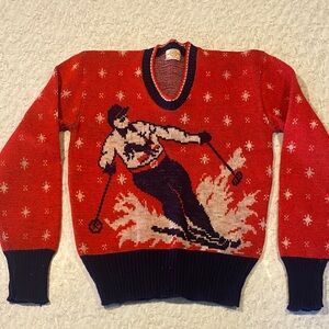 Vintage Wool Ski Sweater
